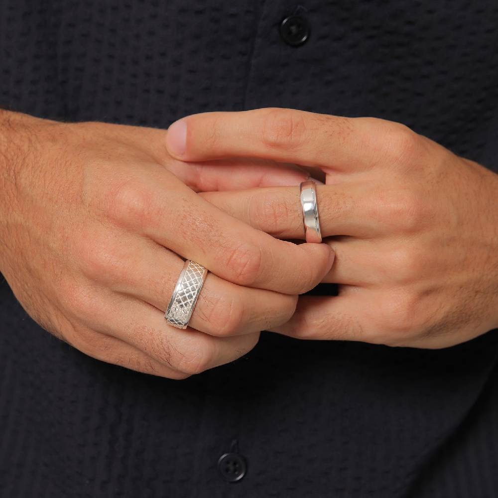 Kuzzoi Bandring 2er Set Struktur