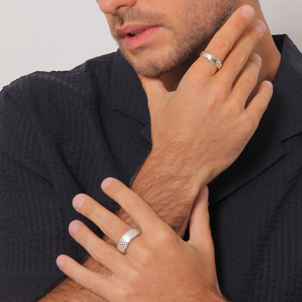 Kuzzoi Bandring 2er Set Struktur