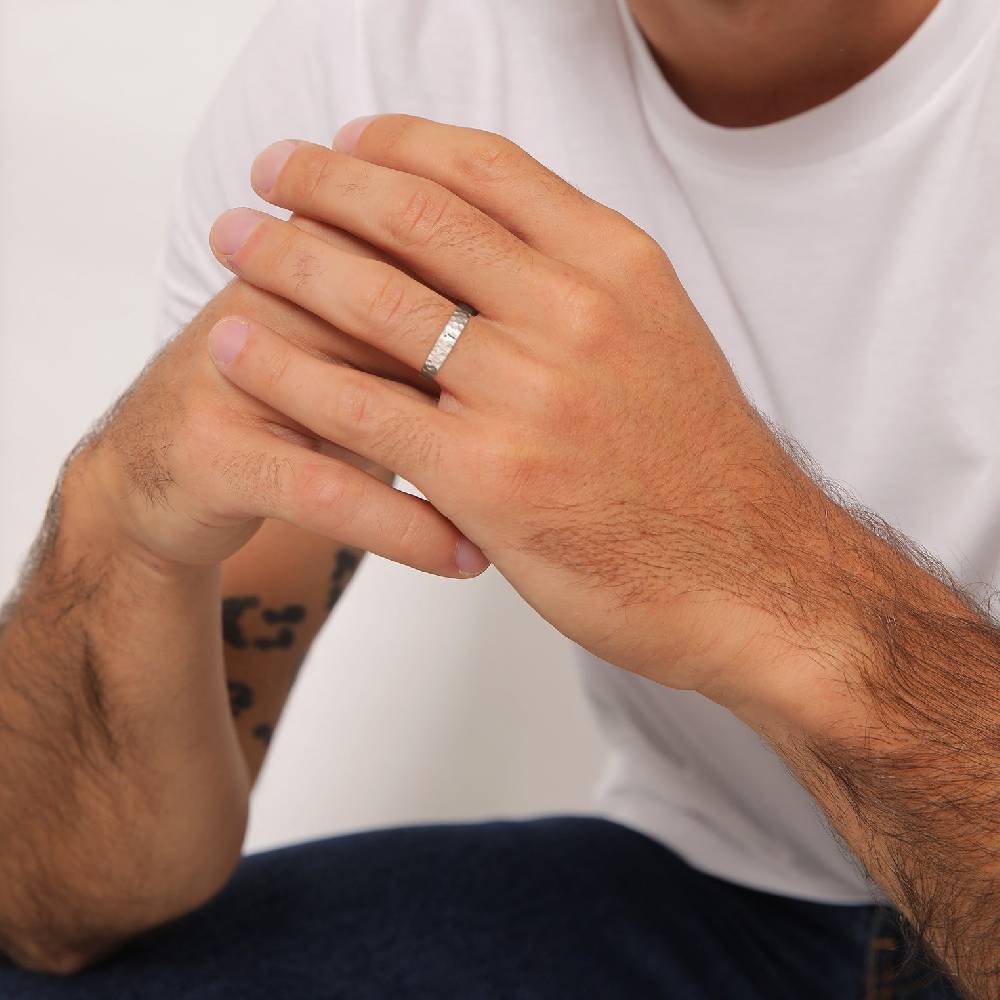 Kuzzoi Bandring Basic Gehämmert