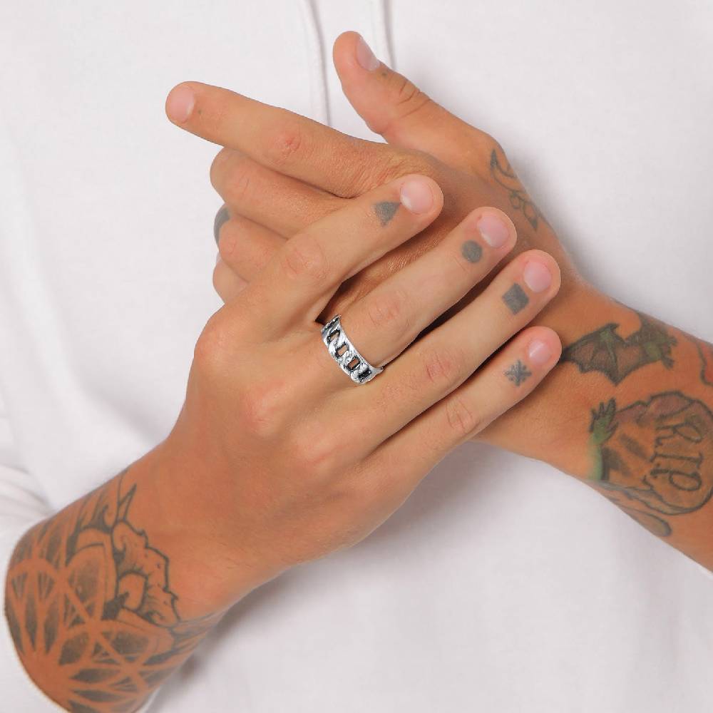 Kuzzoi Bandring Chunky Chain