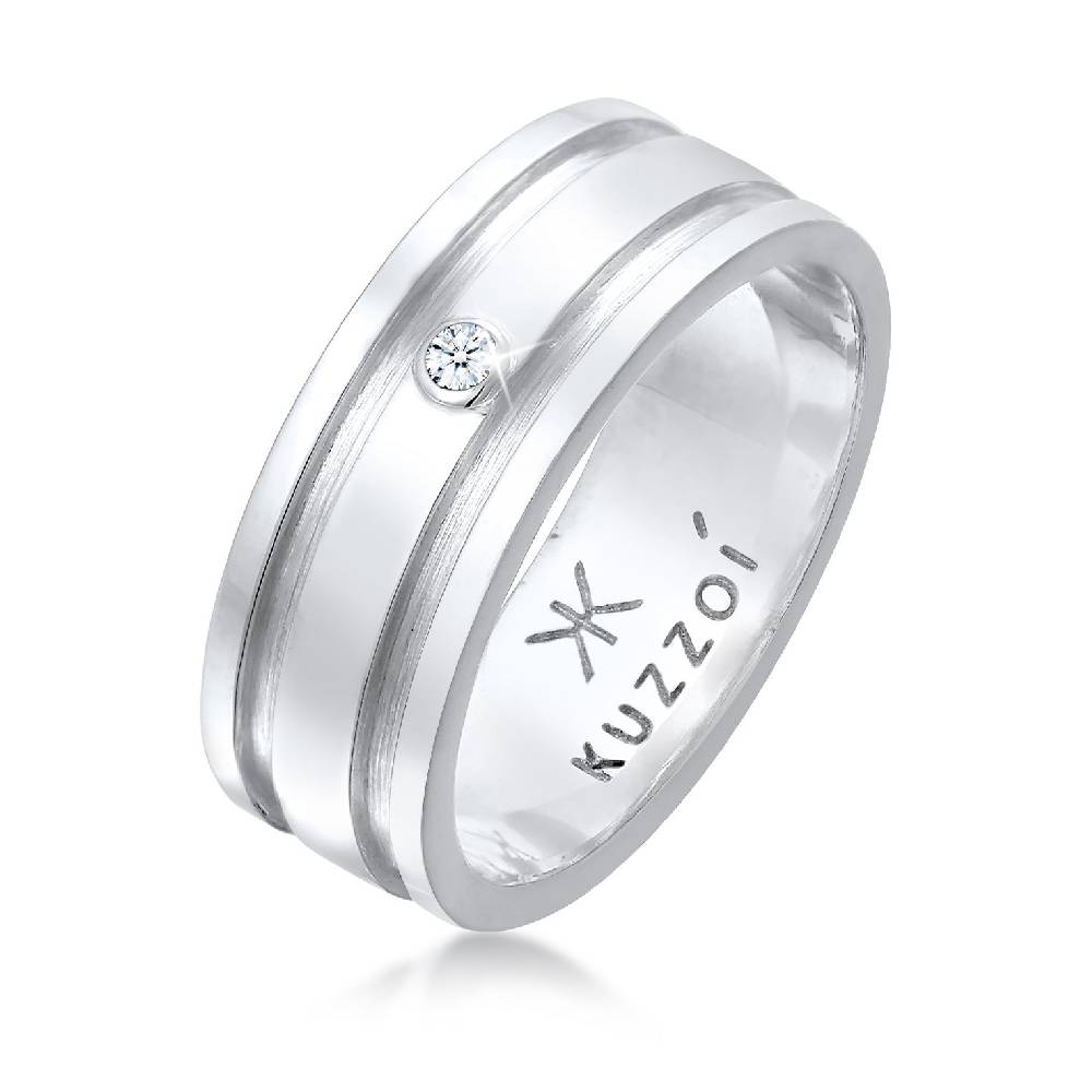 Kuzzoi Bandring Massiv | Diamant (0.03 ct)