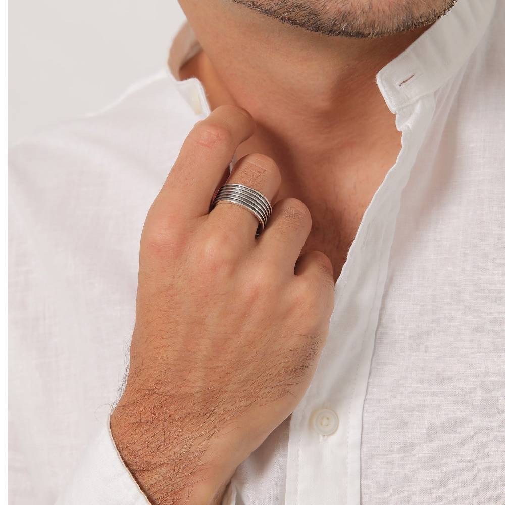 Kuzzoi Bandring Rillen | Emaille