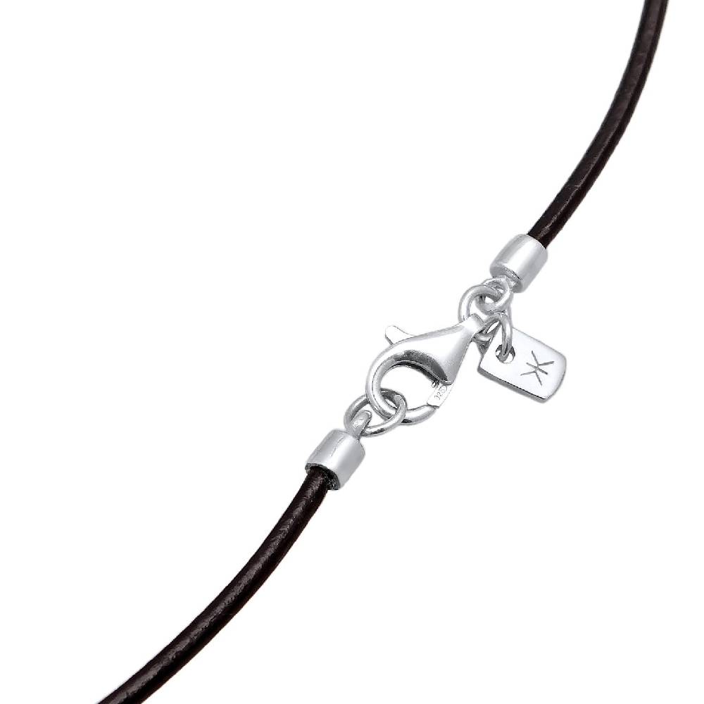 Kuzzoi Choker Tropfen | Satin, Onyx (Schwarz)