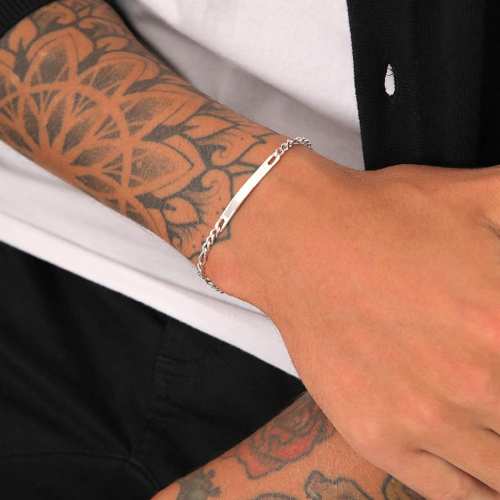 Kuzzoi Figaro-Armband ID Platte