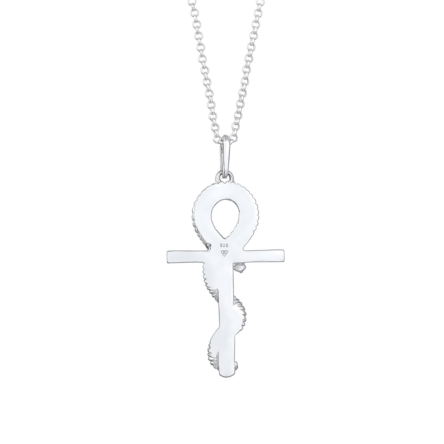 Kuzzoi Halskette Anhänger Kreuz Schlange