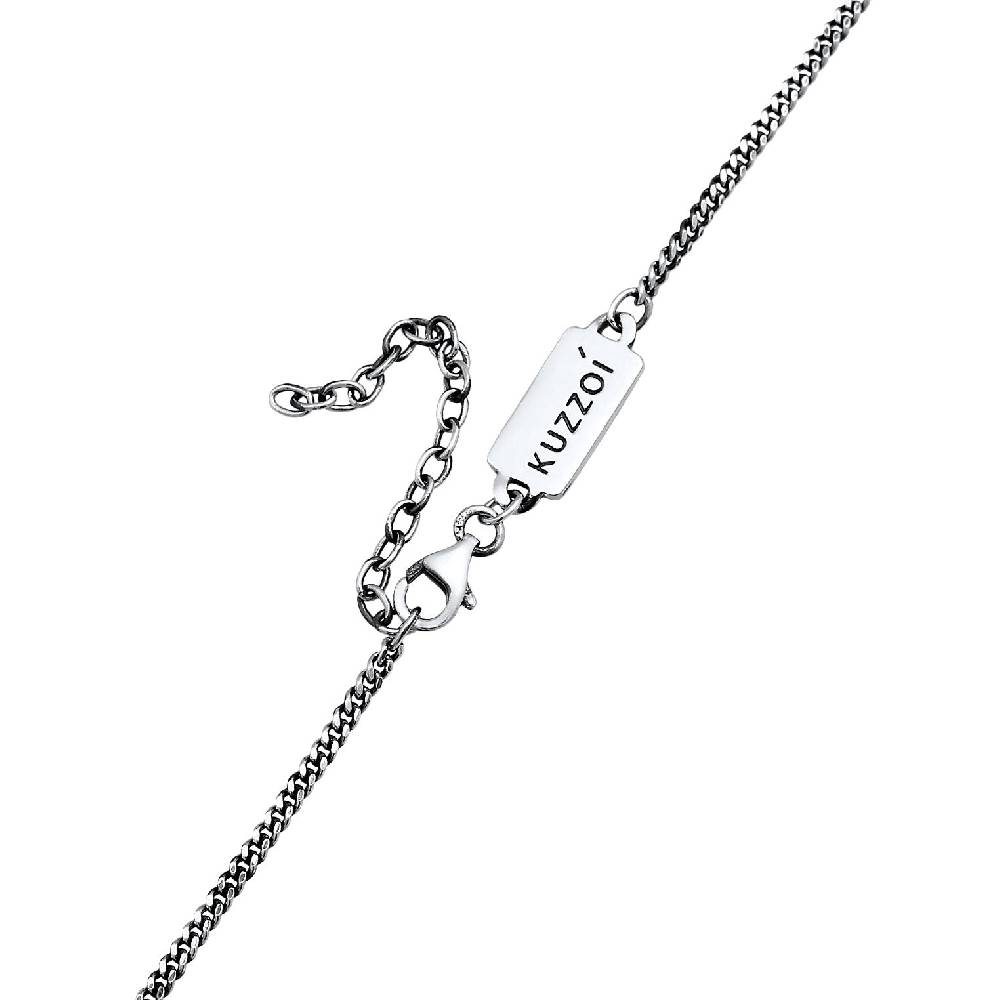 Kuzzoi Halskette Anhänger | Labradorit (Grau)