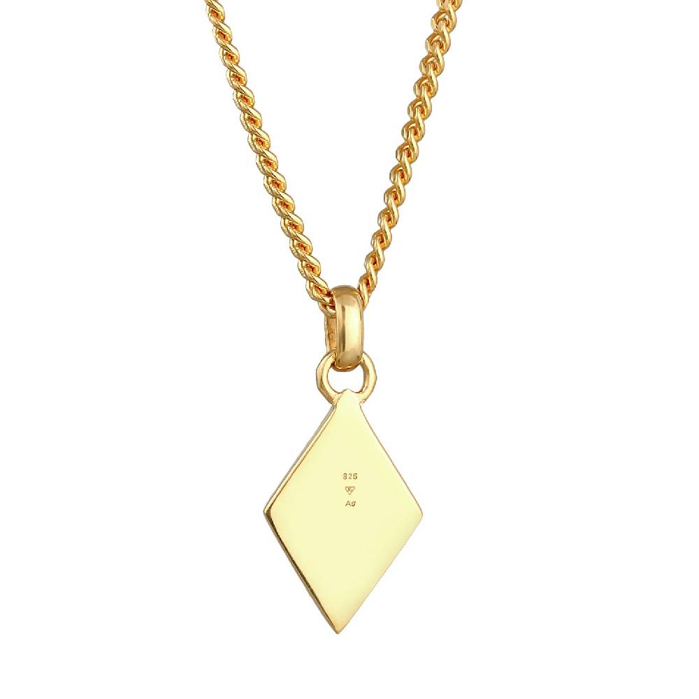 Kuzzoi Halskette Anhänger Raute | Emaille