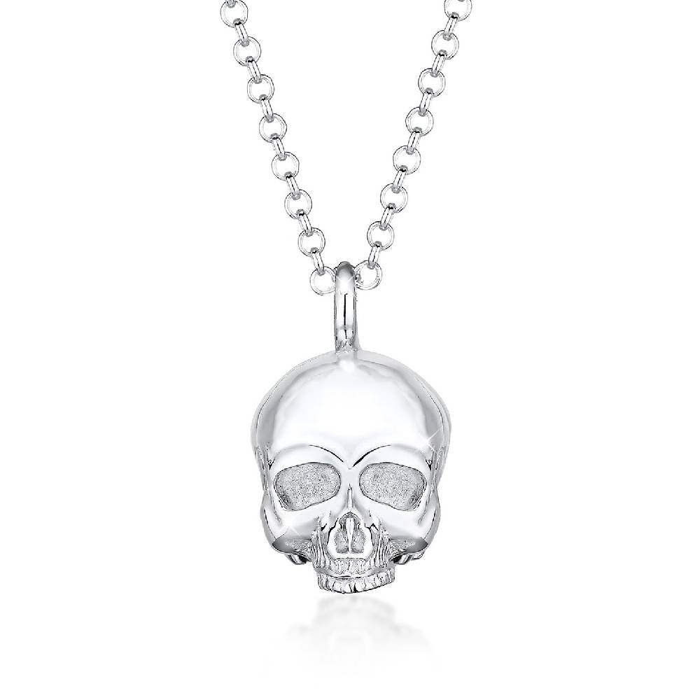 Kuzzoi Halskette Anhänger Totenkopf