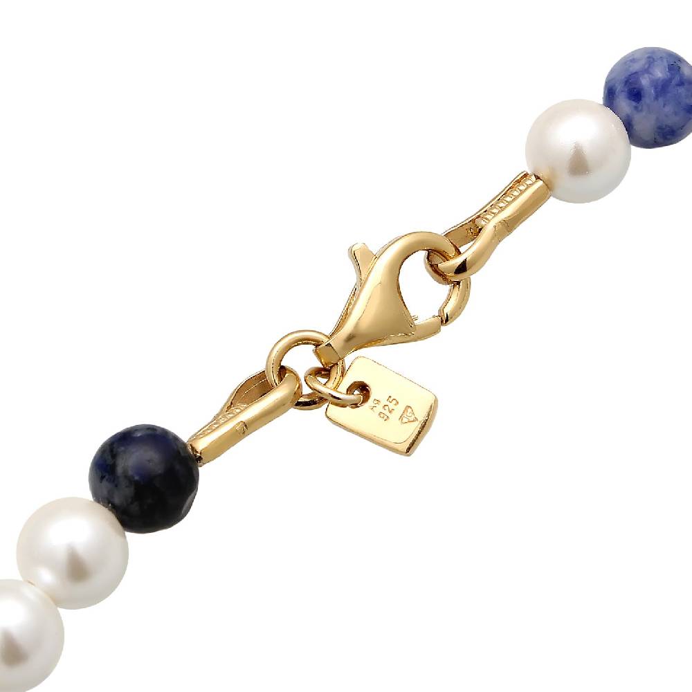 Kuzzoi Halskette Beads | Achat, Muschelkernperlen