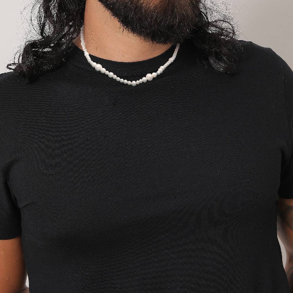 Kuzzoi Halskette Beads | Muschelkernperlen