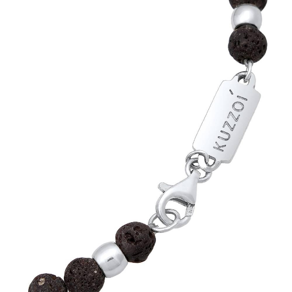 Kuzzoi Halskette Beads Vintage | Lava Kugeln