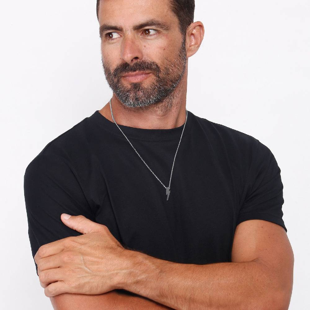 Kuzzoi Halskette Blitz Oxidiert