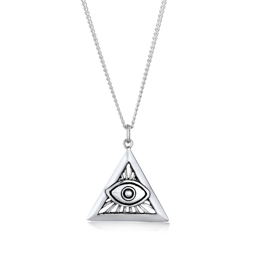 Kuzzoi Halskette Dreieck Evil Eye