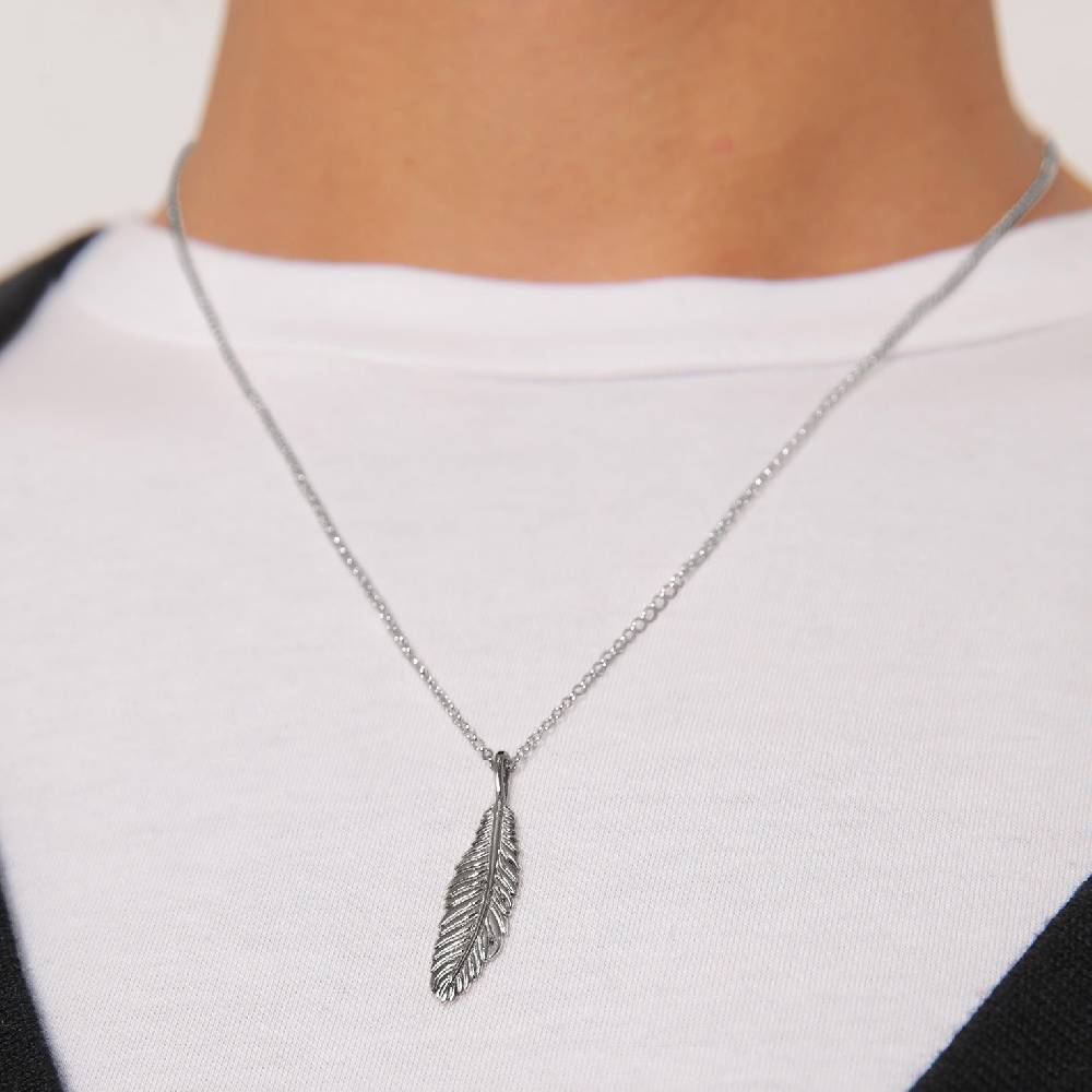 Kuzzoi Halskette Feder