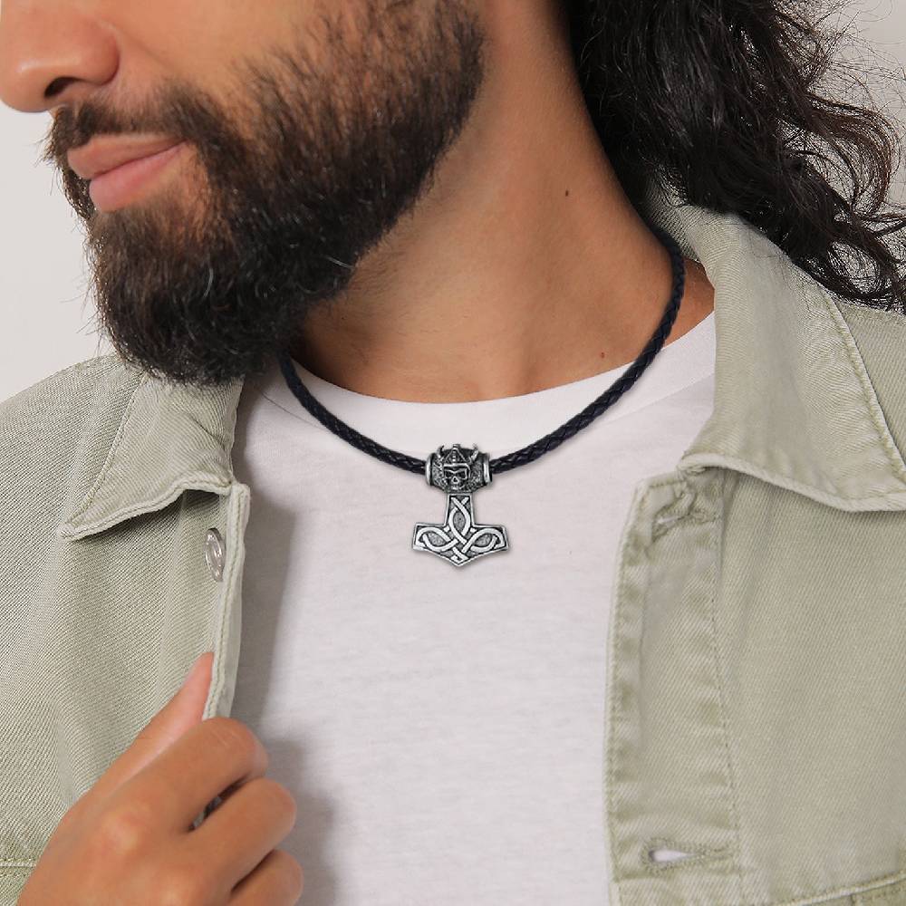 Kuzzoi Halskette Hammer | Leder