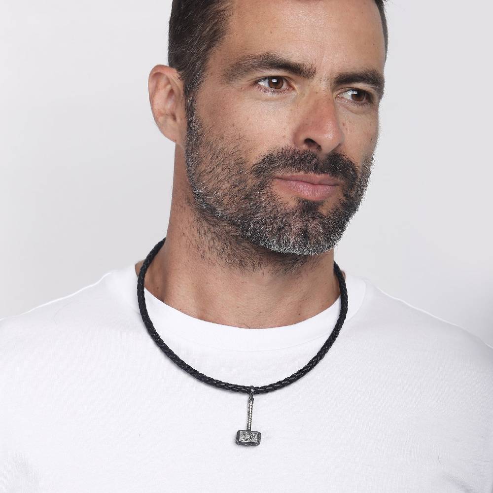 Kuzzoi Halskette Hammer | Leder