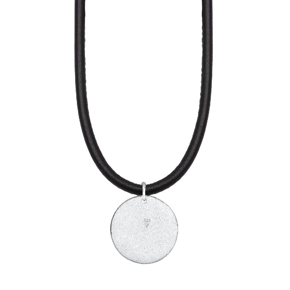 Kuzzoi Halskette Kompass | Leder