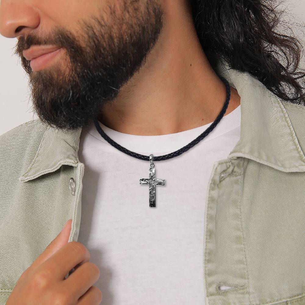 Kuzzoi Halskette Kreuz | Leder