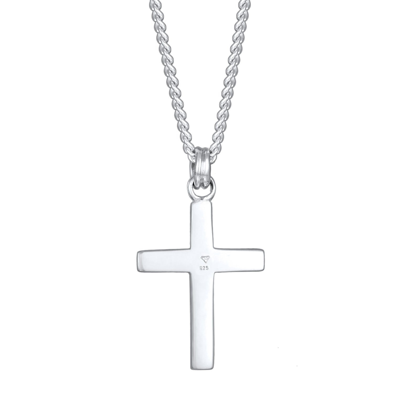 Kuzzoi Halskette Kreuz | Synth. Perle