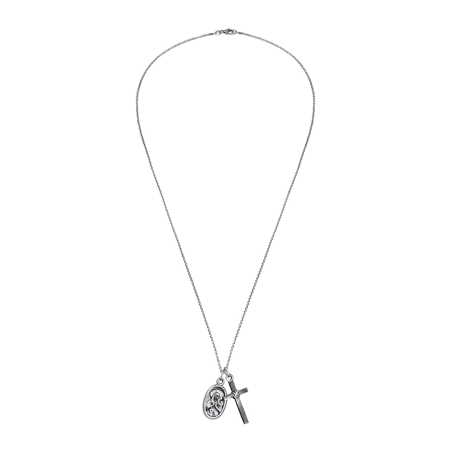 Kuzzoi Halskette Marienbild Kreuz