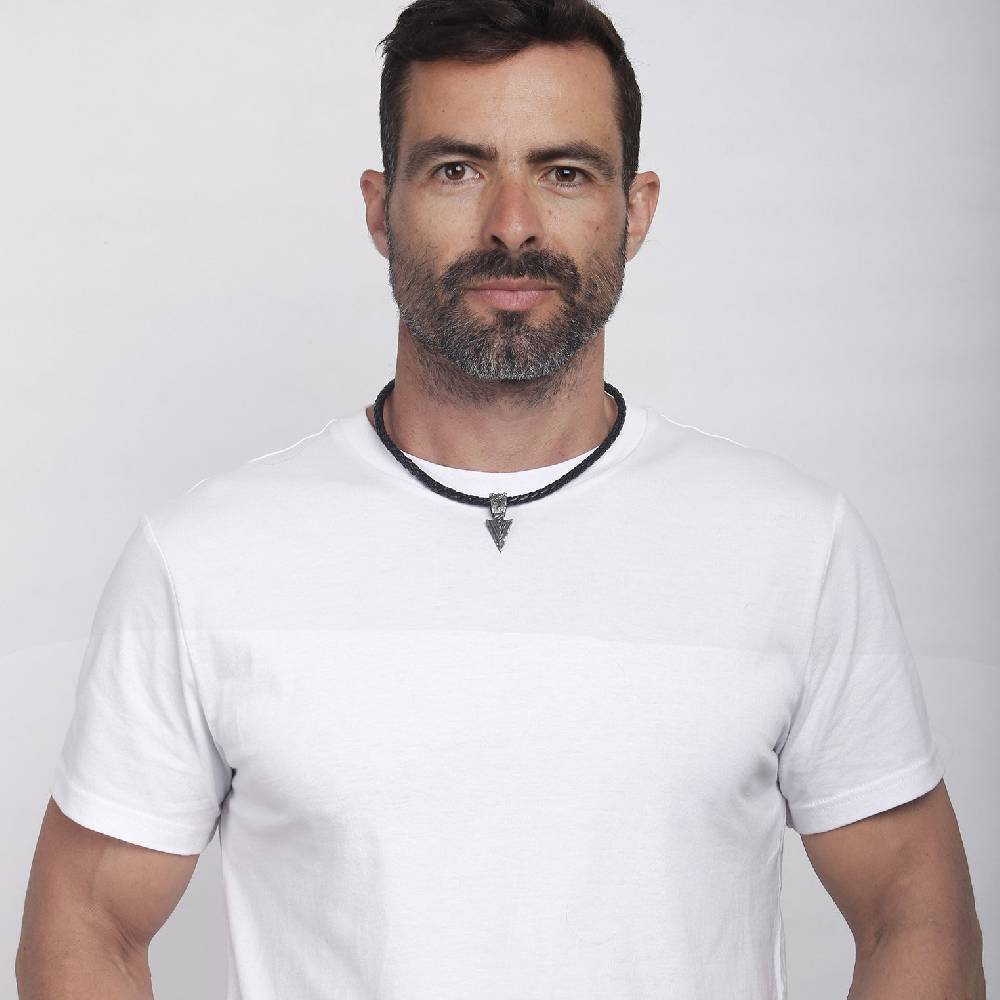 Kuzzoi Halskette Pfeil Anhänger | Leder