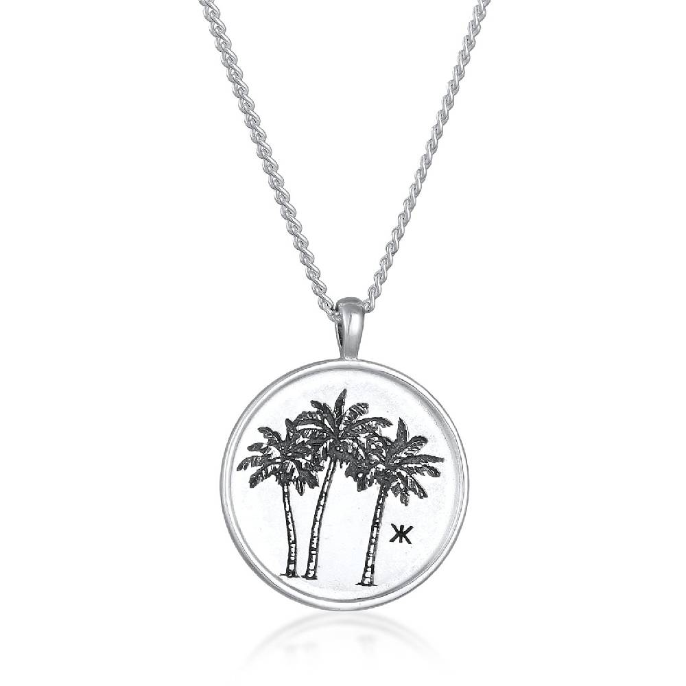 Kuzzoi Halskette Plättchen Palmen