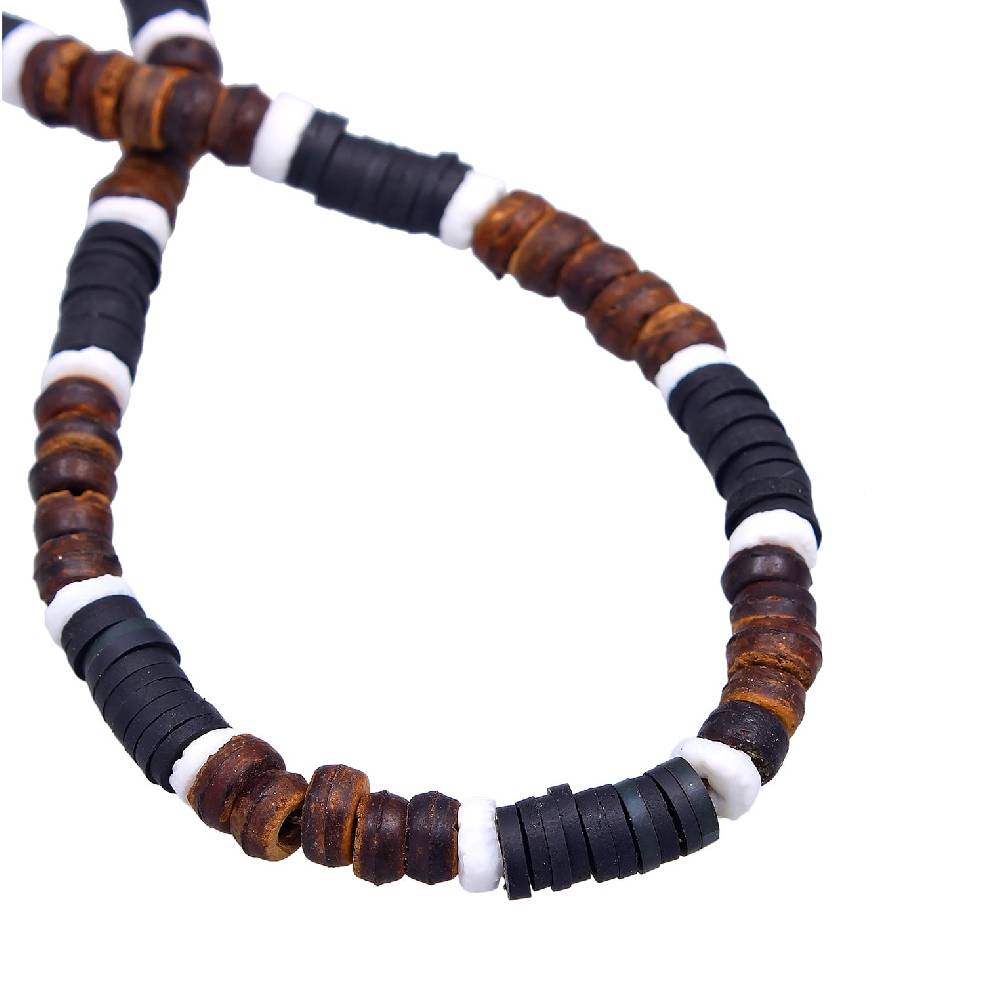 Kuzzoi Halskette Surfer Style | Heishi Beads