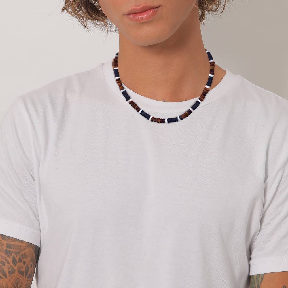 Kuzzoi Halskette Surfer Style | Heishi Beads