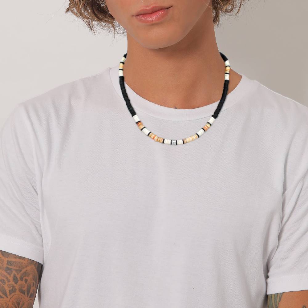 Kuzzoi Halskette Vintage | Heishi Perlen