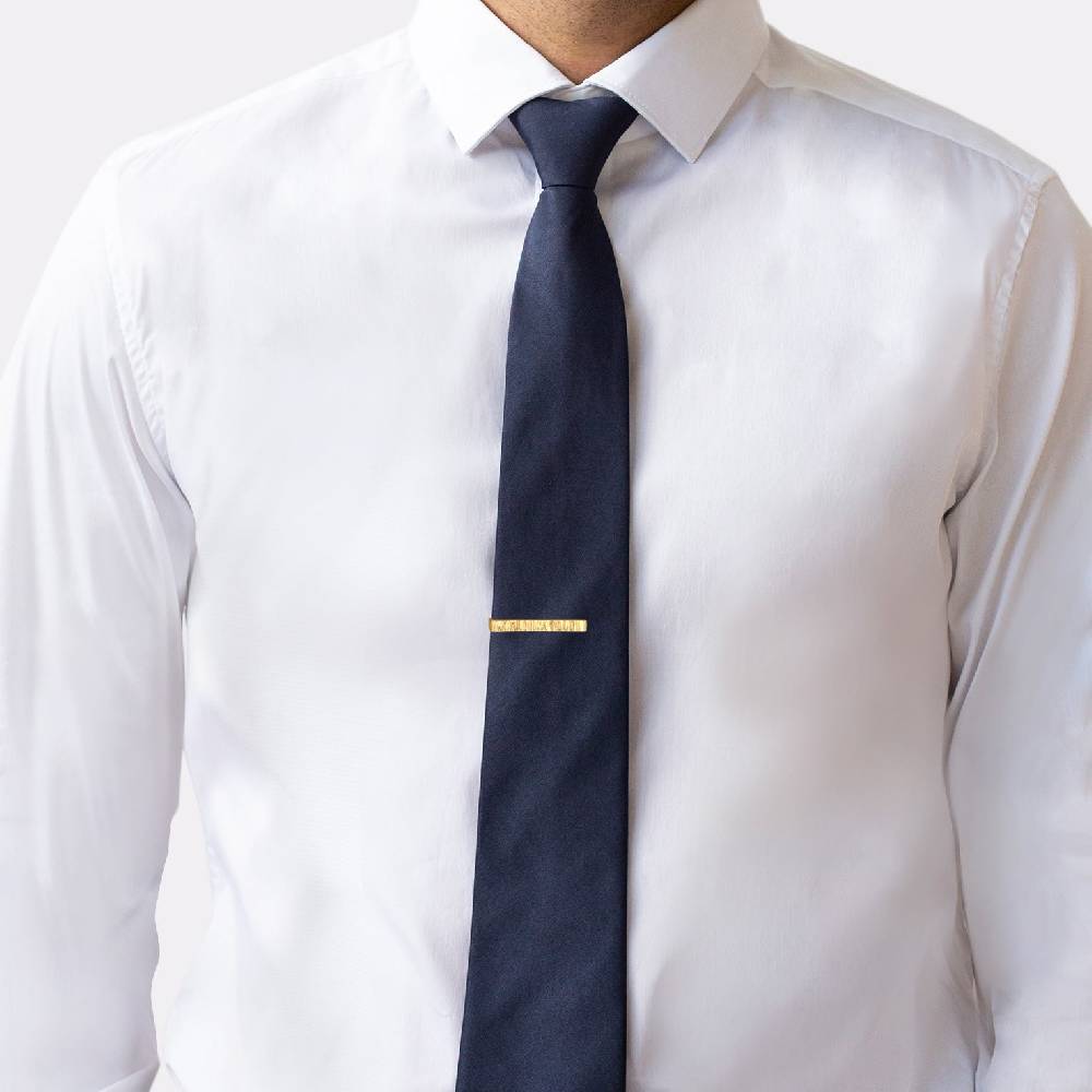 Kuzzoi Krawattennadel Strukturiert