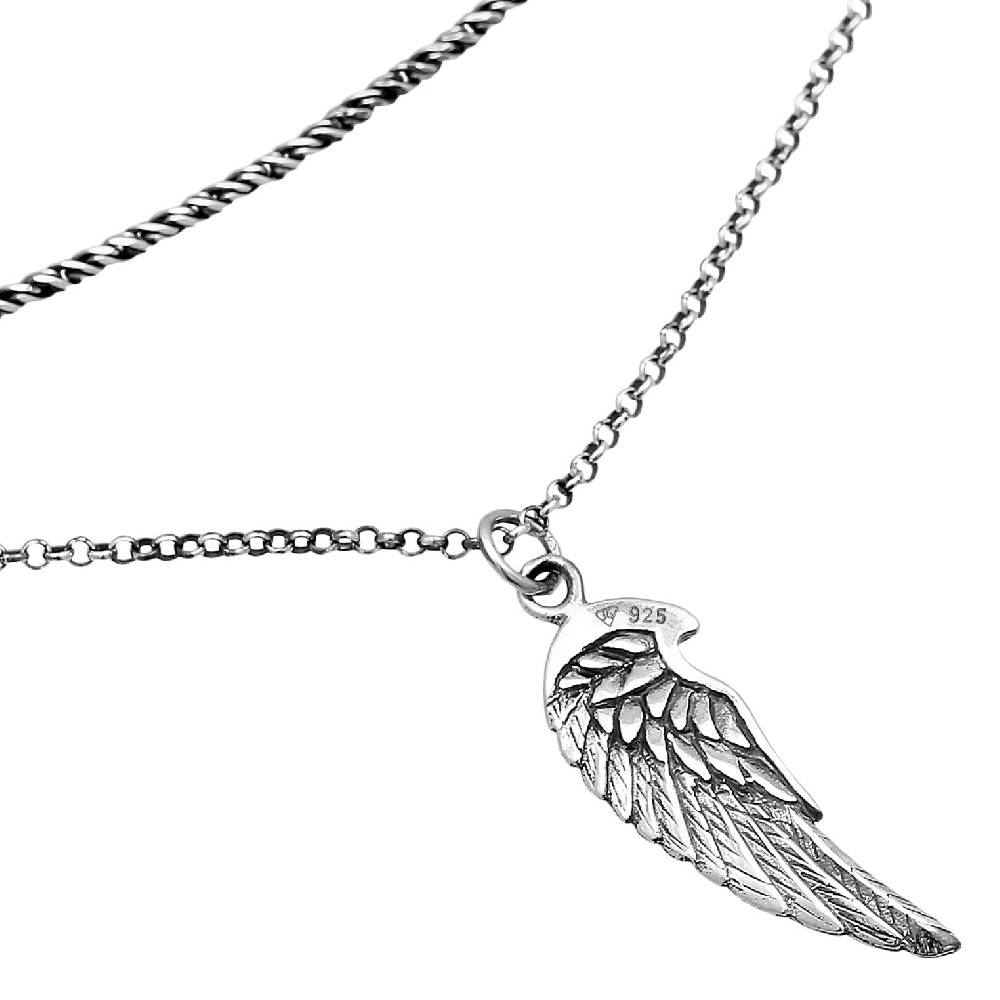 Kuzzoi Layer-Halskette Flügel