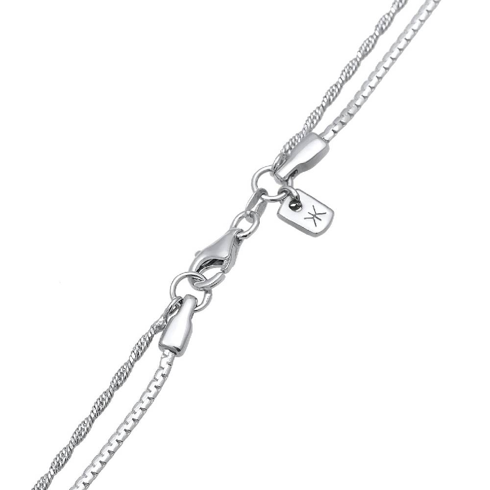 Kuzzoi Layer-Halskette Kreuz