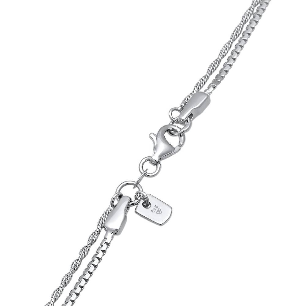 Kuzzoi Layer-Halskette Kreuz