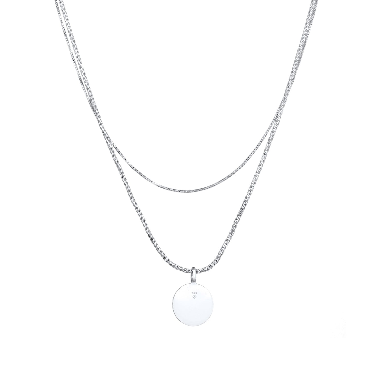 Kuzzoi Layer-Halskette Plättchen