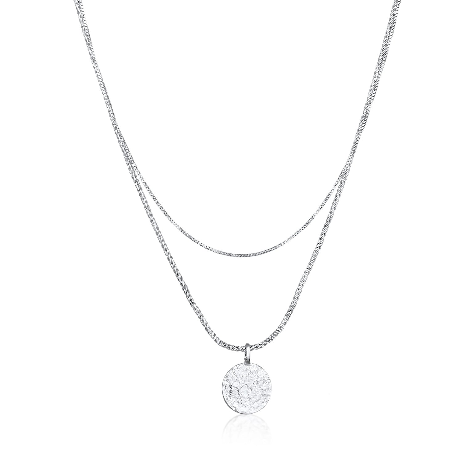 Kuzzoi Layer-Halskette Plättchen