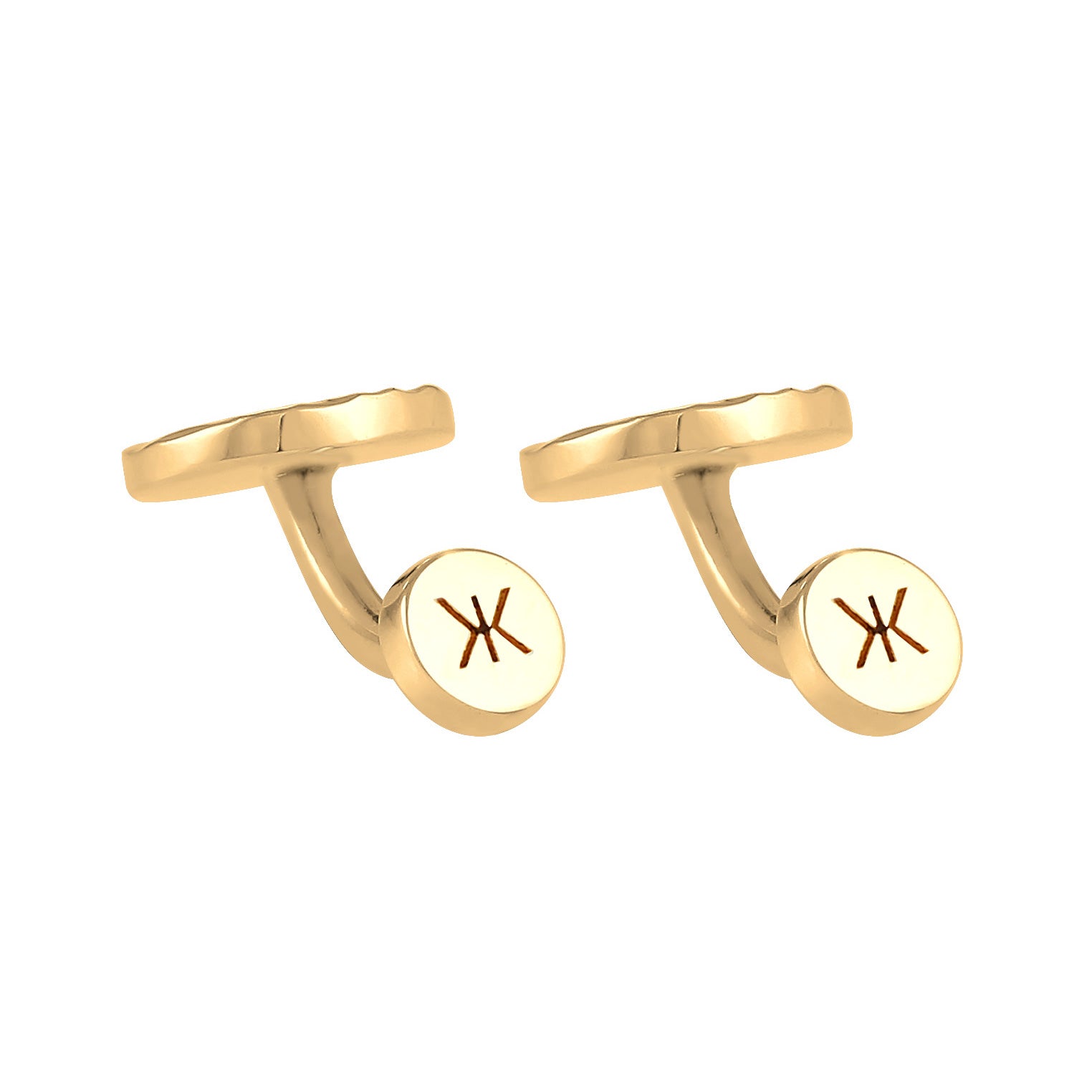 Kuzzoi Manschettenknopf Gehämmert