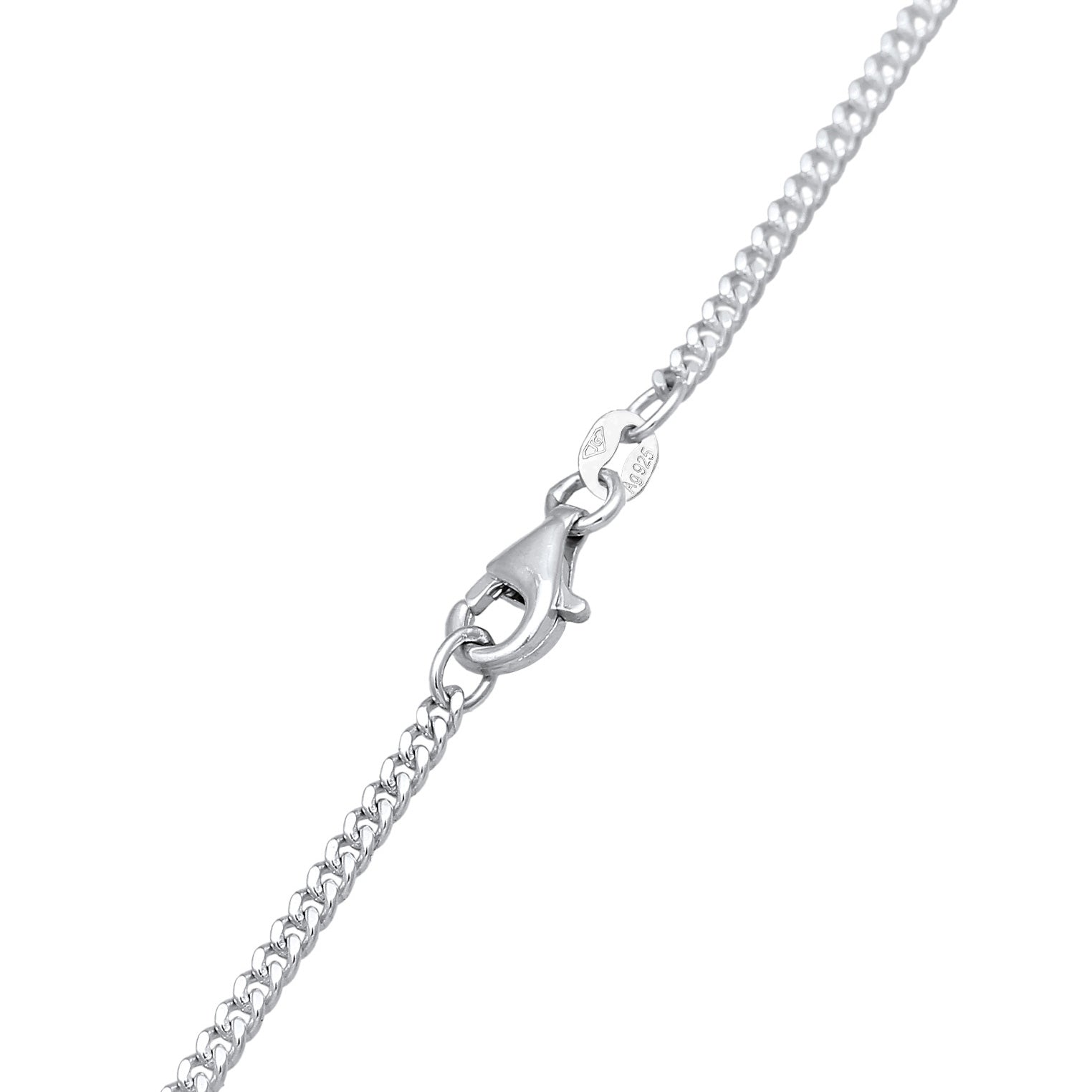 Kuzzoi Modische Y-Kette Mit Barren 925 Silber