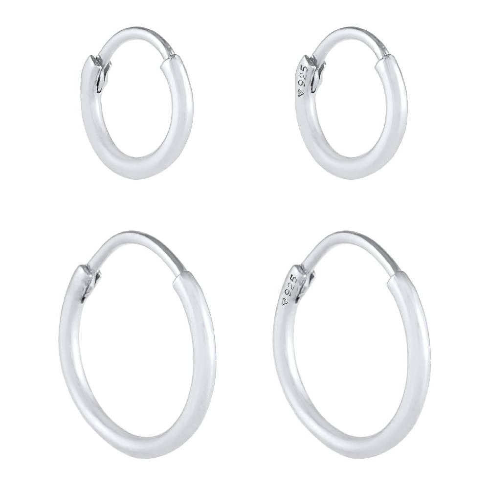 Kuzzoi Ohrringset Creolen Basic