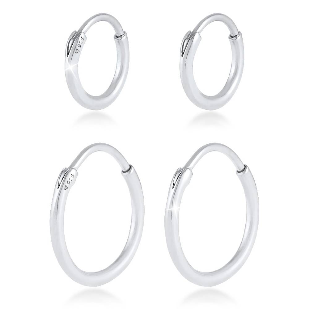 Kuzzoi Ohrringset Creolen Basic