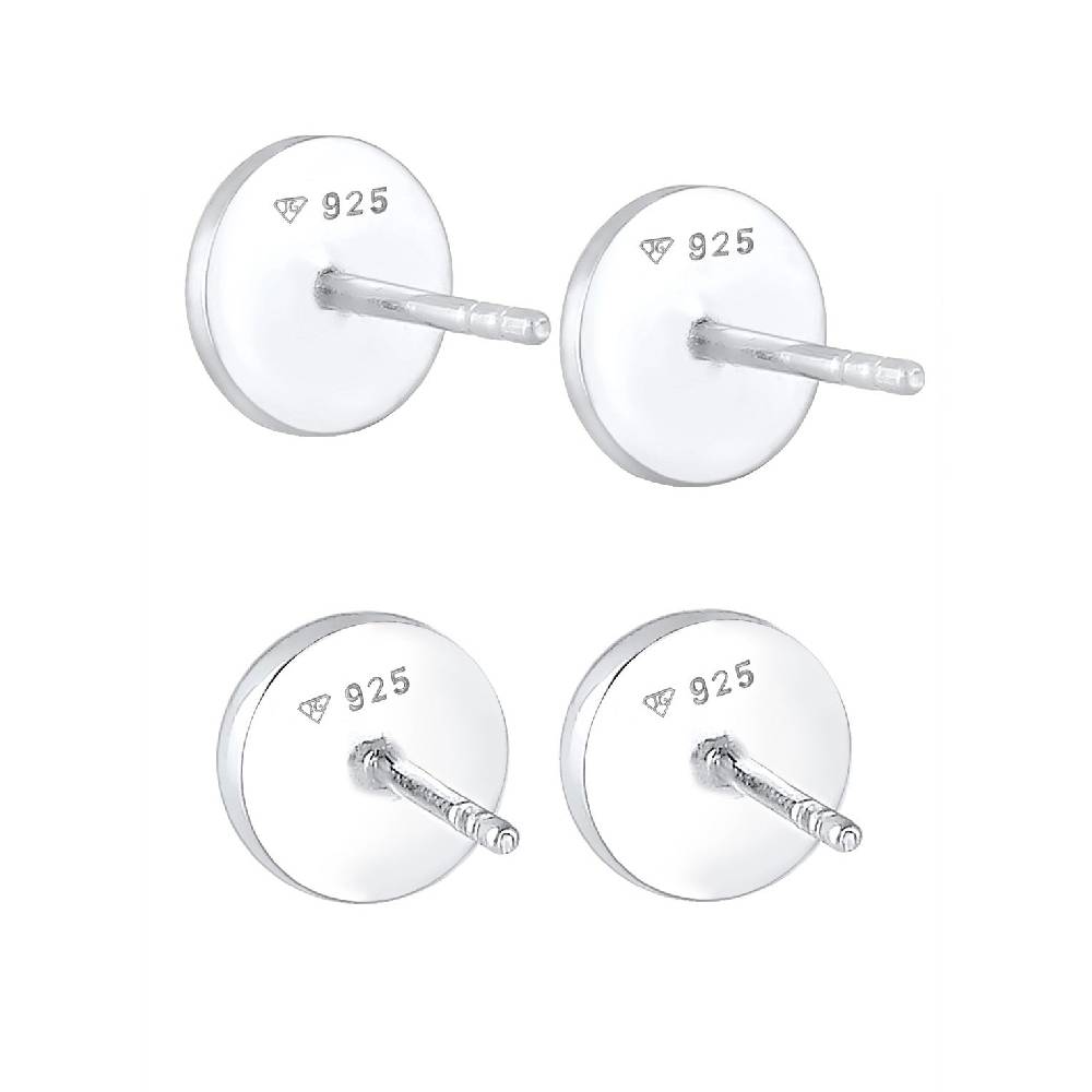 Kuzzoi Ohrringset Geo Rund | Emaille