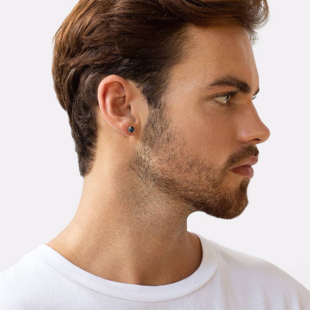 Kuzzoi Ohrstecker Basic | Kristall (Schwarz)