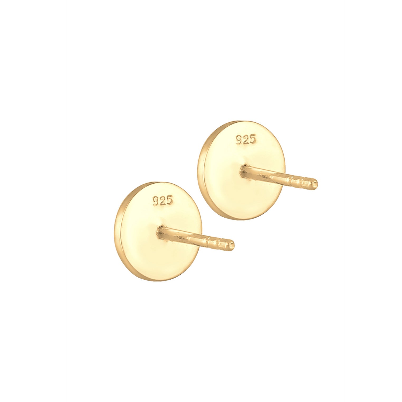 Kuzzoi Ohrstecker Rund Gehämmert