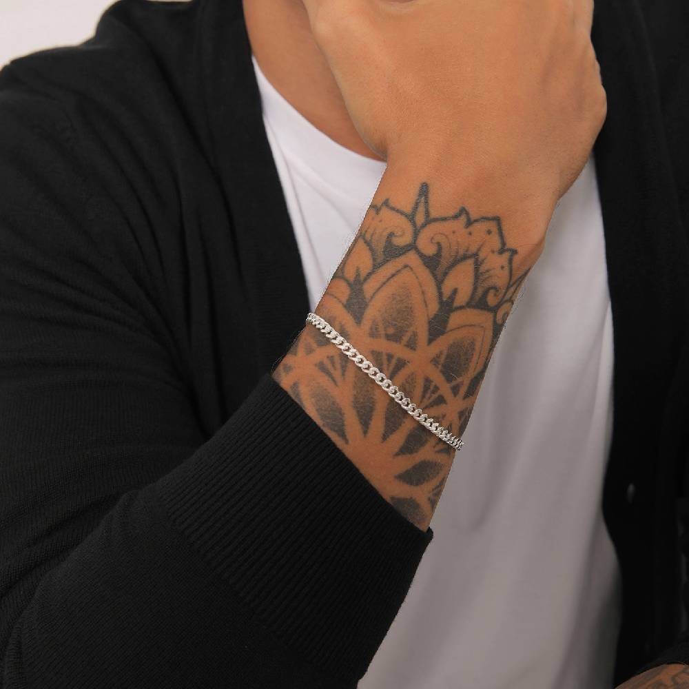 Kuzzoi Panzer-Armband Massiv Basic