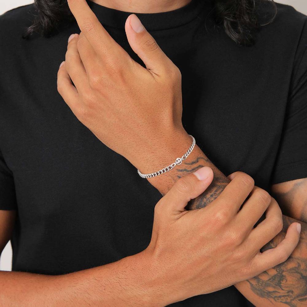 Kuzzoi Panzer-Armband Mit Smiling Face