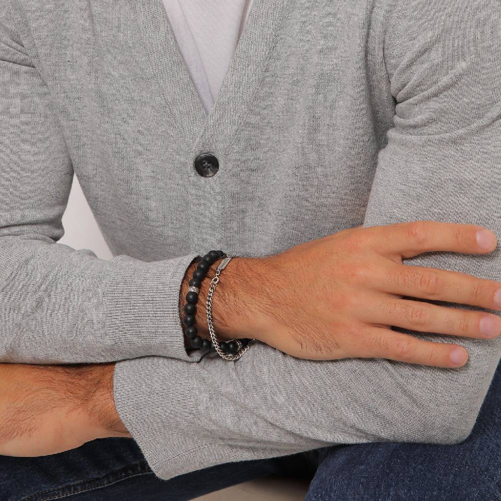 Kuzzoi Panzer-Armband Set | Onyx (Schwarz)