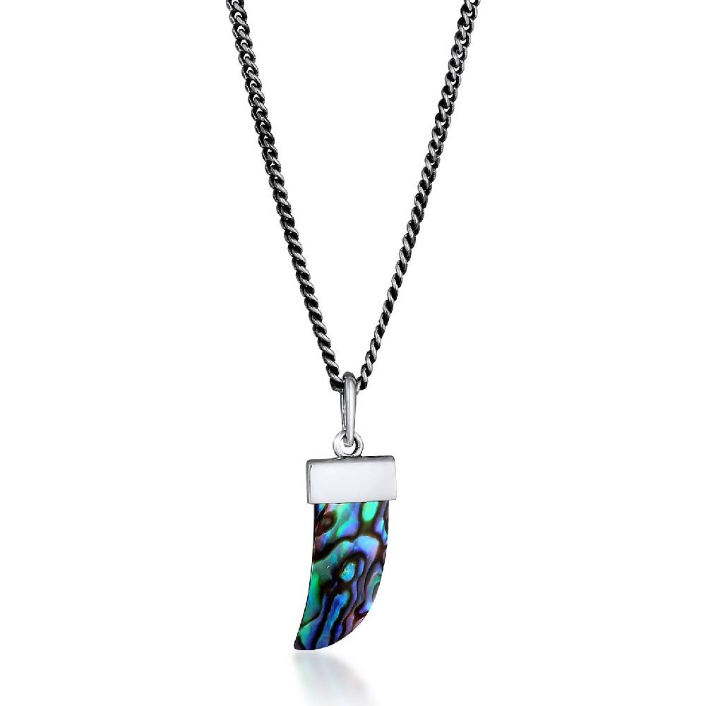 Kuzzoi Panzer-Halskette Abalone Zahn