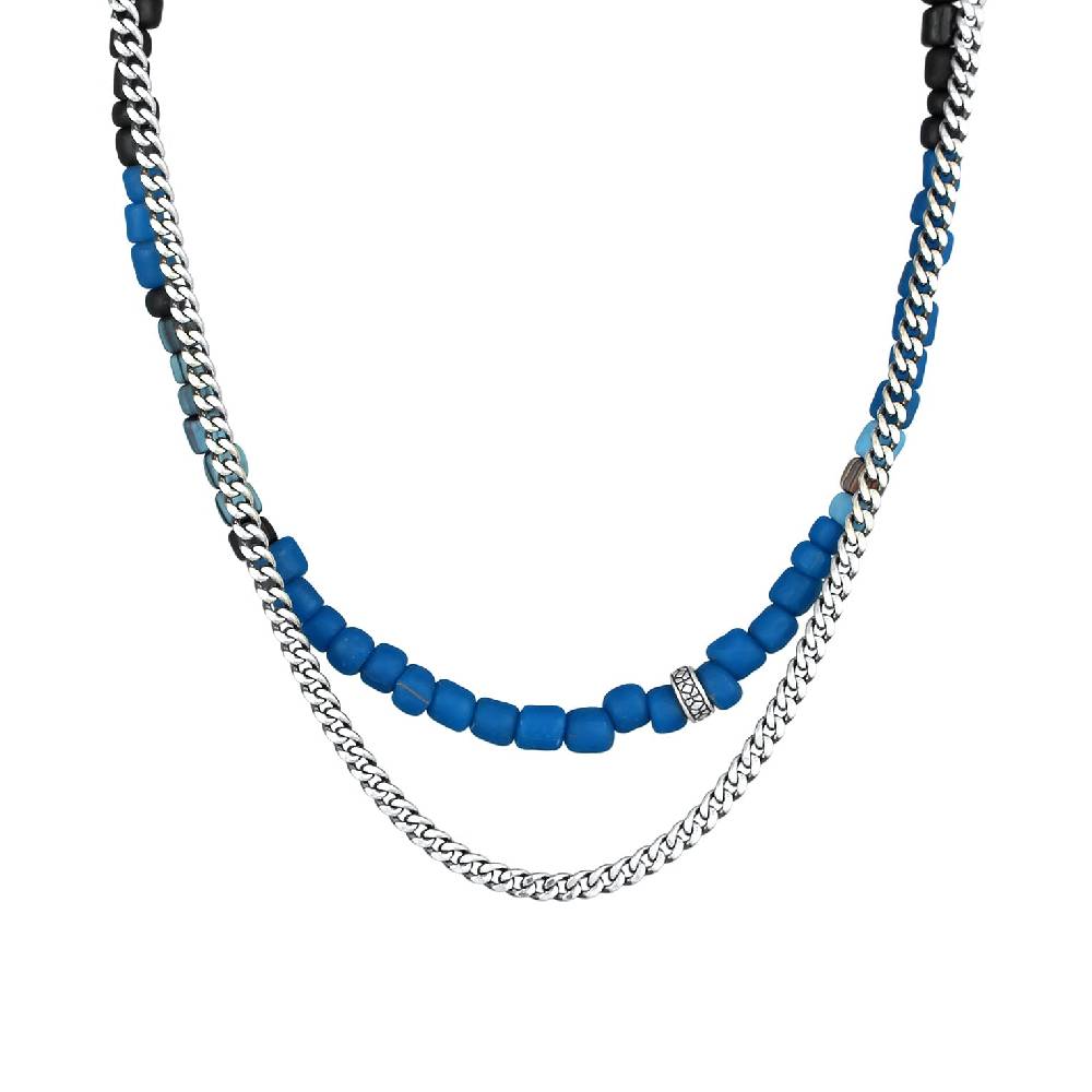 Kuzzoi Panzer-Halskette Layer | Glasperlen