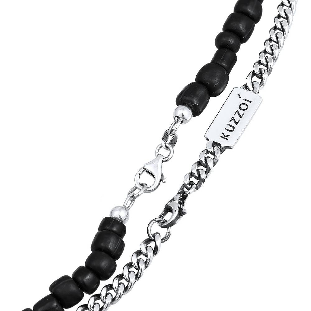 Kuzzoi Panzer-Halskette Layer | Glasperlen