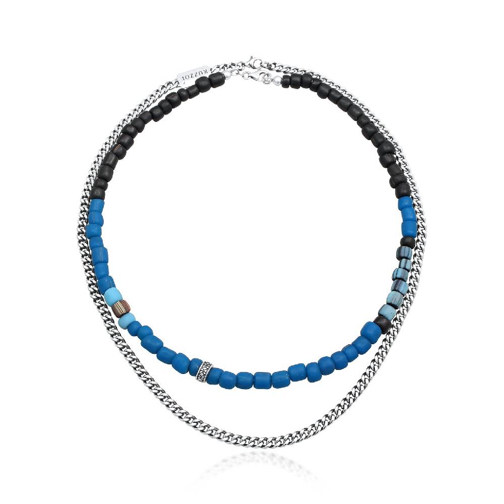 Kuzzoi Panzer-Halskette Layer | Glasperlen