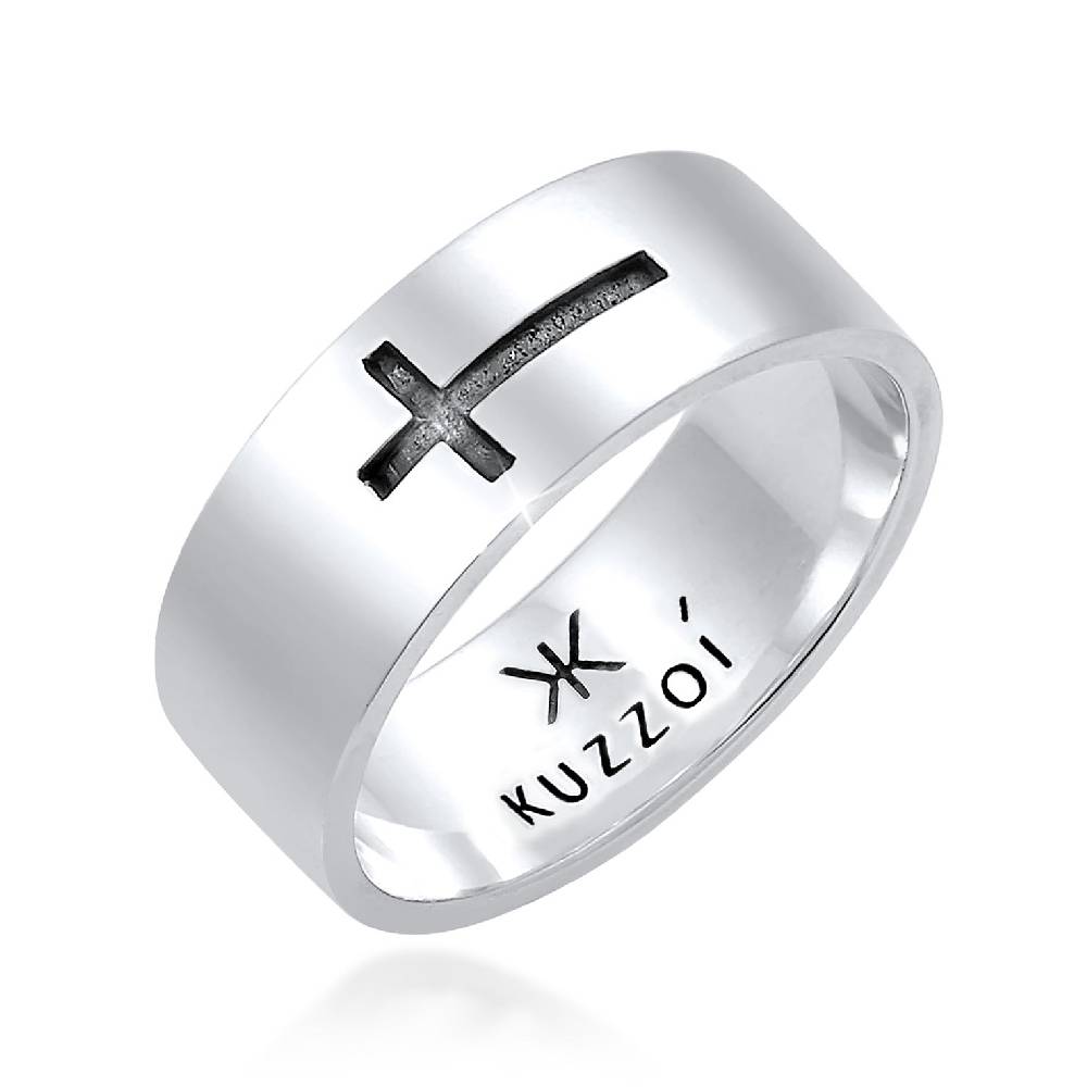 Kuzzoi Ring Breit Kreuz